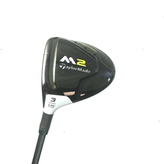Left Handed Taylormade M2 2017 3 Wood / 15 Degree / REAX 55 Regular Flex