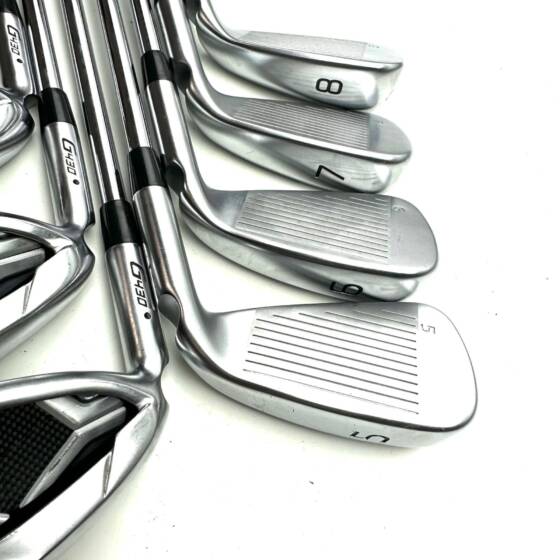 Left Handed Ping G430 Irons / 5-PW + 50 Degree / Elevate MPH 95 Regular Flex