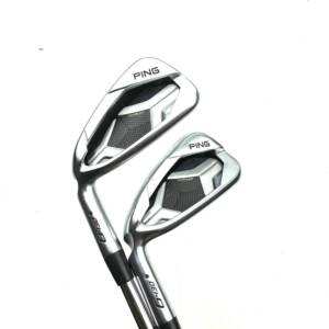 Left Handed Ping G430 Irons / 5-PW + 50 Degree / Elevate MPH 95 Regular Flex