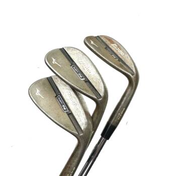 Mizuno MP-T4 Raw Wedge Set / 52, 56, 60 Degree / Dynamic Gold Wedge Flex