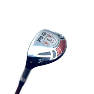Left Handed Ping G10 6 Hybrid / 32 Degree / TFC 129 Senior Flex