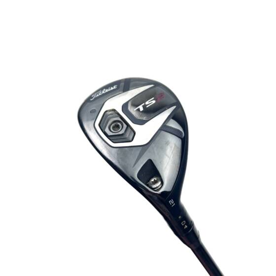 Left Handed Titleist TS2 4 Hybrid / 21 Degree / Tensei Blue AV Series 70 Stiff Flex