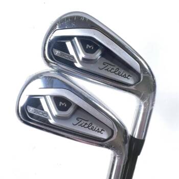 New Titleist T300 2021 Irons / 5-PW + 48 Degree / Tensei Red AV Series Senior Flex