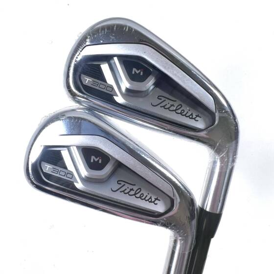 New Titleist T300 2021 Irons / 5-PW + 48 Degree / Tensei Red AV Series Senior Flex