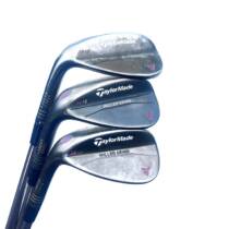 Left Handed Taylormade Milled Grind Wedge Set / 52, 56 60 Degree / Dynamic Gold Wedge Flex