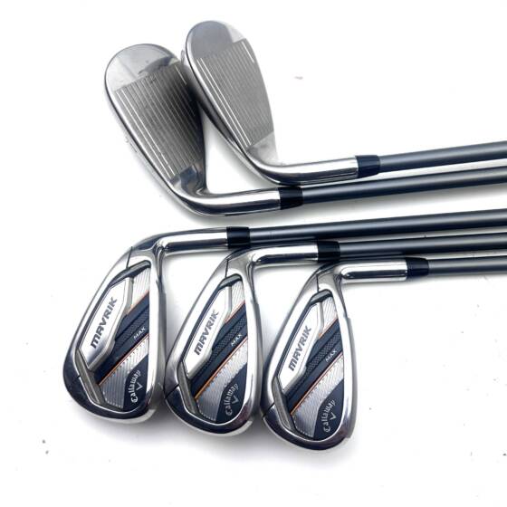 Callaway Mavrik Max Irons / 7-P+AW / Catalyst 55 Senior Flex