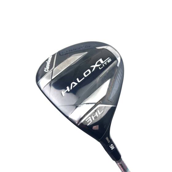 Left Handed Cleveland Gliderail Halo XL Lite 3 Wood / 16 Degree / Ascent 40 Senior Flex