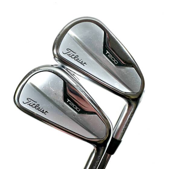 Titleist T200 2021 Irons / 5-PW / AMT Black S300 Stiff Flex
