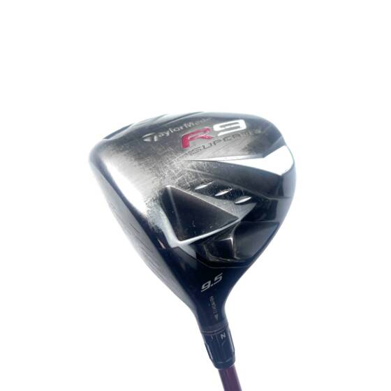 Left Handed Taylormade R9 Supertri Driver / 9.5 Degree / Aldila VooDoo Stiff Flex