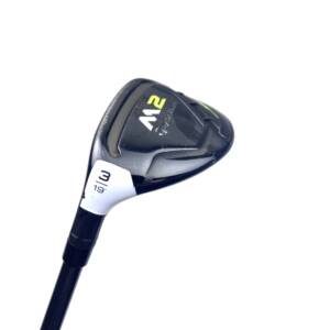 Left Handed Taylormade M2 2017 3 Hybrid / 19 Degree / REAX 65 Regular Flex