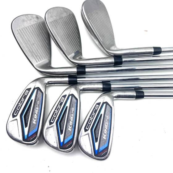 Cobra King F8 One Length Irons / 6-PW / One Flighted Regular Flex