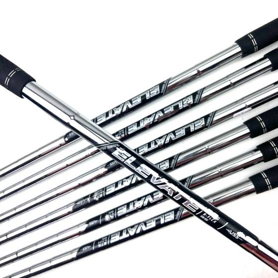 Left Handed Callaway Mavrik Irons / 5-SW / Elevate 95 Regular Flex