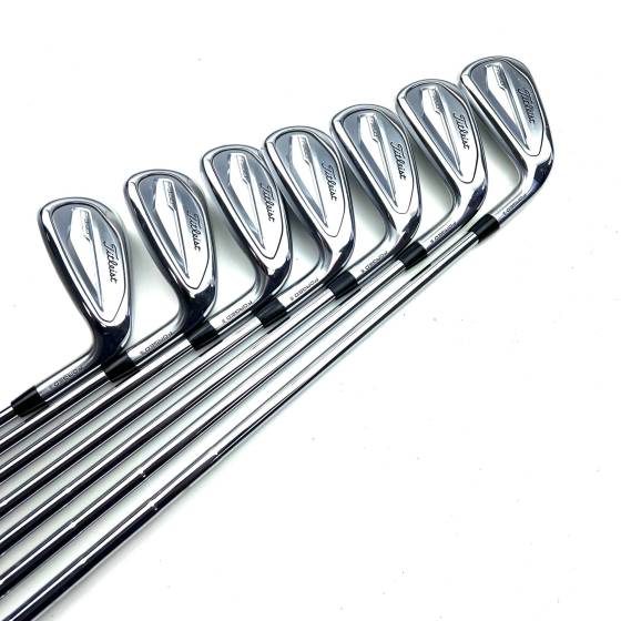 Titleist T350 2023 Irons / 5-PW+48 / AMT Tour White S300 Stiff Flex