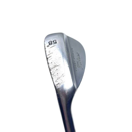 Left Handed Titleist Vokey Design Lob Wedge / 58 Degree / True Temper Dynamic Gold Wedge Flex