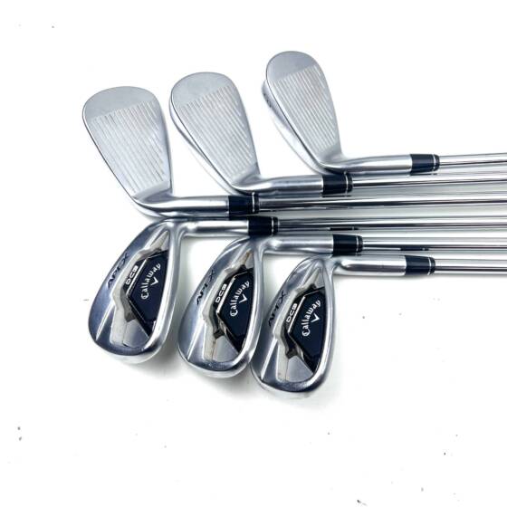 Callaway Apex DCB 21 Irons / 6-AW / Elevate ETS 95 Stiff Flex