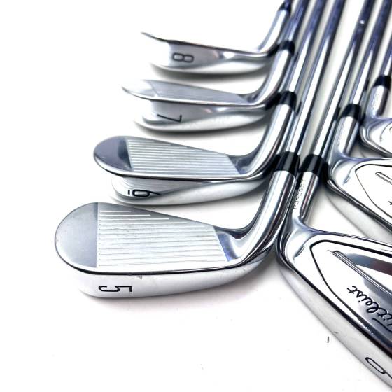 Titleist T350 2023 Irons / 5-PW+48 / AMT Tour White S300 Stiff Flex