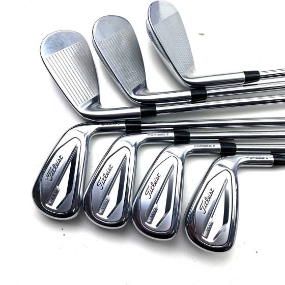 Titleist T350 2023 Irons / 5-PW+48 / AMT Tour White S300 Stiff Flex