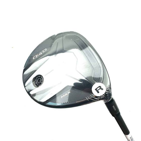 New Taylormade Qi4D Max 7 Wood / 21 Degree / Reax 55 Regular Flex