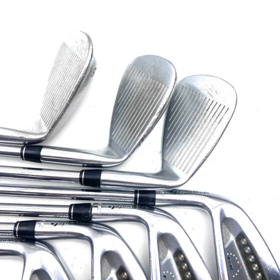 Left Handed Taylormade RAC Irons / 5-SW / R300 Regular Flex