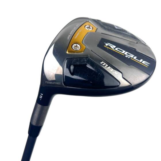 Left Handed Callaway Rogue ST Max 3 Wood / 15 Degree / HZRDUS Smoke IM10 Stiff Flex