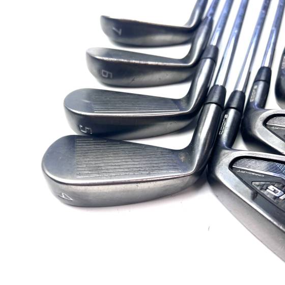 Cobra King Forged Tec Black 2018 Irons / 4-PW / KBS Tour 90 Stiff Flex
