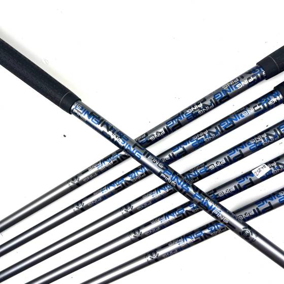 Left Handed Ping G30 Irons / 7-SW + UW / TFC 419 Senior Flex