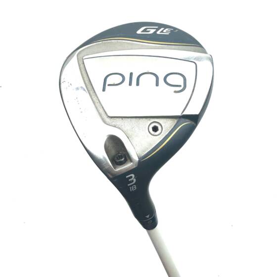 Left Handed Ping GLE3 3 Wood / 18 Degree / Ping ULT 250 Ladies Flex