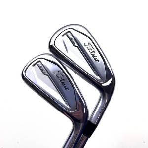 Titleist T350 2023 Irons / 5-PW+48 / AMT Tour White S300 Stiff Flex