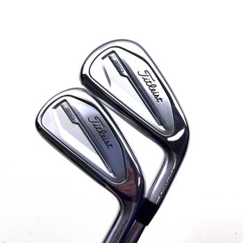 Titleist T350 2023 Irons / 5-PW+48 / AMT Tour White S300 Stiff Flex