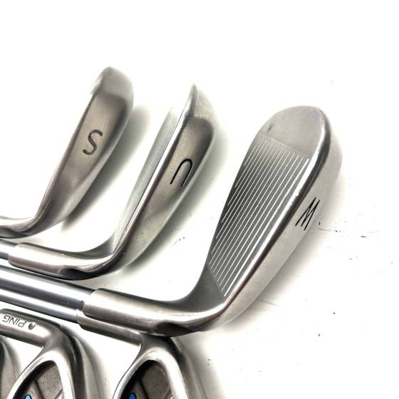 Left Handed Ping G30 Irons / 7-SW + UW / TFC 419 Senior Flex