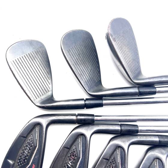 Cobra King Forged Tec Black 2018 Irons / 4-PW / KBS Tour 90 Stiff Flex