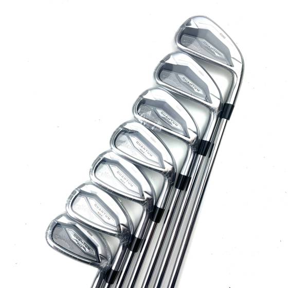 New Callaway Quantum Max Irons / 5-SW / KBS Max 90 Regular Flex