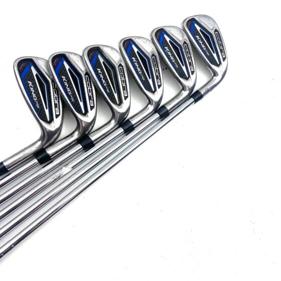 Cobra King F8 One Length Irons / 6-PW / One Flighted Regular Flex