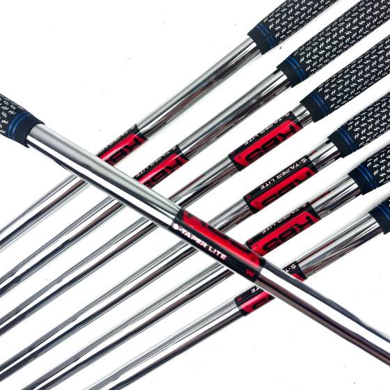 Cobra King Forged Tec One Length 2022 Irons / 4-PW / KBS $-Taper Lite Stiff Flex