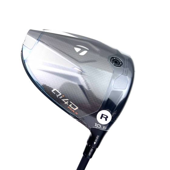 New Taylormade Qi4D Max Driver / 10.5 Degree / Reax 50 Regular Flex