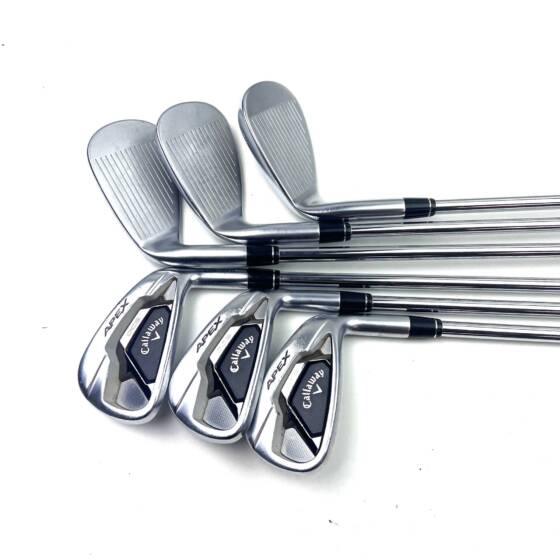 Callaway Apex DCB 21 Irons / 6-AW / Elevate ETS 95 Stiff Flex