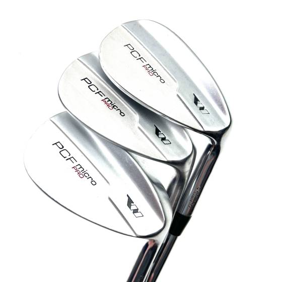 Wishon PCF Micro Pro Wedge Set / 52, 56 & 60 Degree / Apollo Regular Flex