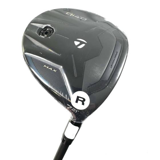 New Taylormade Qi4D Max 7 Wood / 21 Degree / Reax 55 Regular Flex