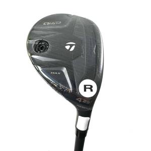 New Taylormade QI4D Max 4 Hybrid / 23 Degree /KBS Reax 50 Regular Flex