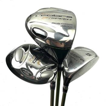 Cobra King F-Speed Driver & Fairways Set / Driver, 3 Wood & 5 Wood / Aldila NV-F Regular Flex Shaft