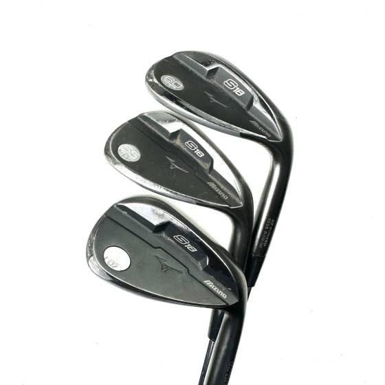 Mizuno S18 Wedge Set / 50, 55, 60 Degree / Dynamic Gold Wedge Flex
