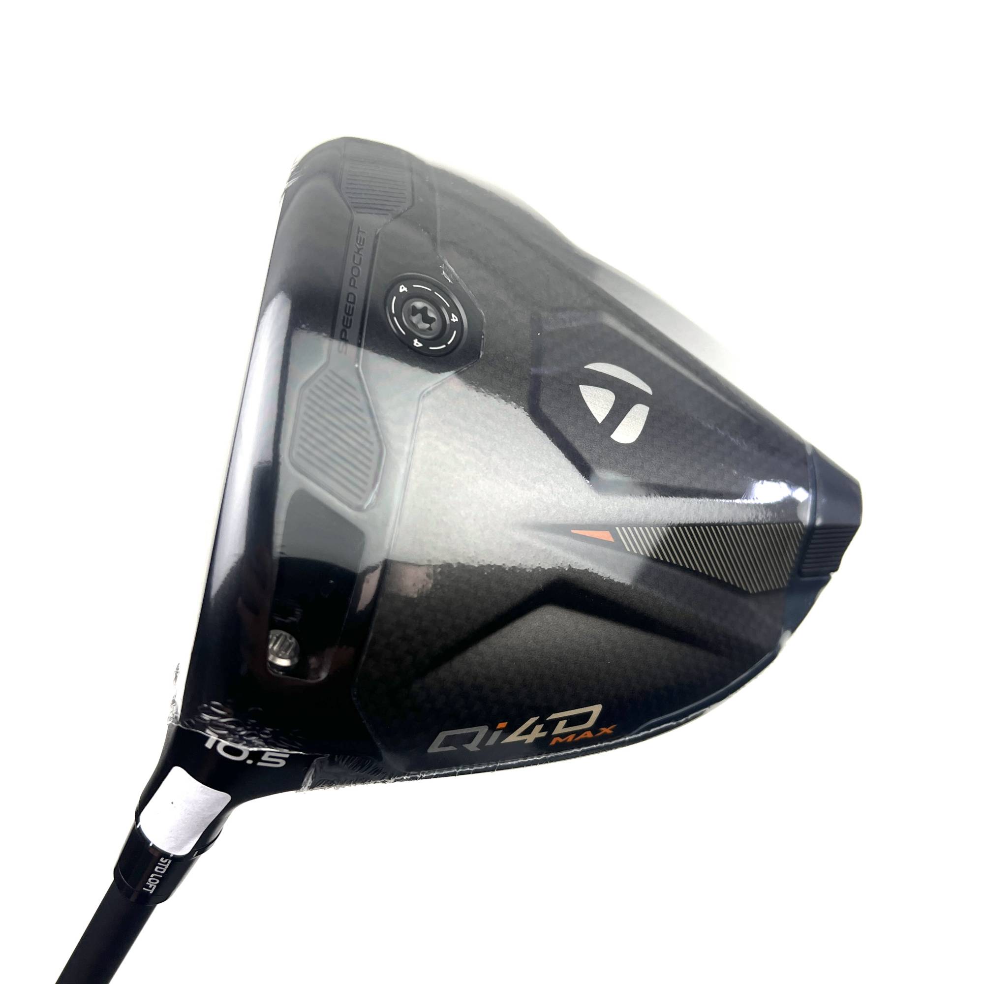 New Left Handed Taylormade QI4D Max Driver / 10.5 Degree / REAX 50