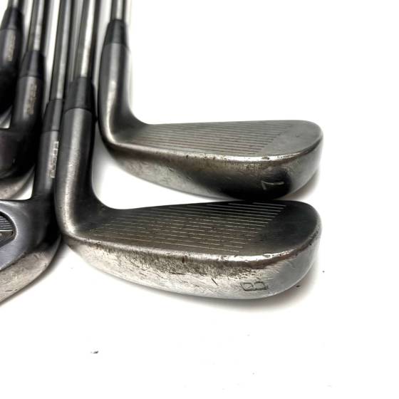 Left Handed Cobra King Forged Tec Black irons / 7-GW / KBS S Taper 130 X Stiff Flex