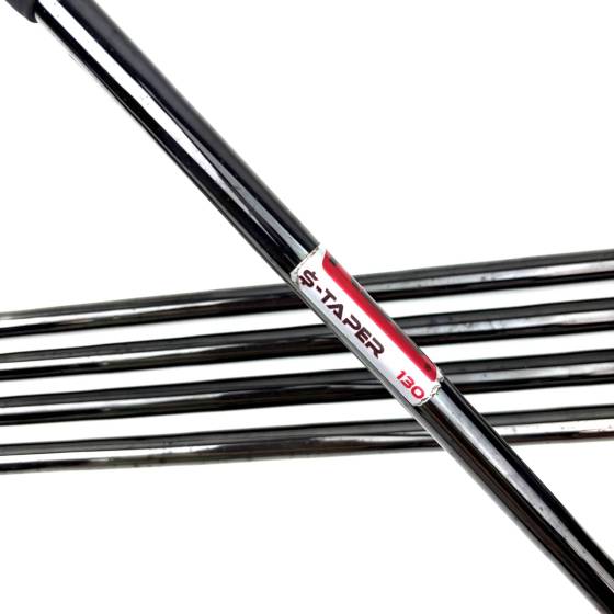 Left Handed Cobra King Forged Tec Black irons / 7-GW / KBS S Taper 130 X Stiff Flex