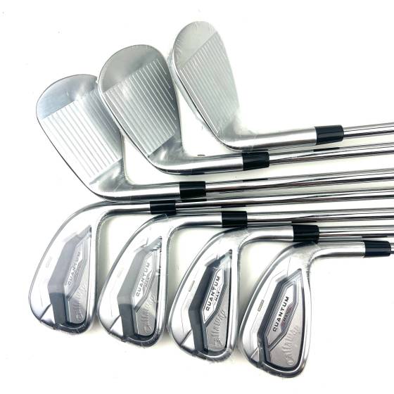 New Callaway Quantum Max Irons / 5-SW / KBS Max 90 Regular Flex