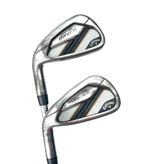 Left Handed Callaway Mavrik Irons / 5-SW / Elevate 95 Regular Flex