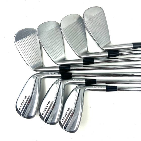 Cobra King Forged Tec One Length 2022 Irons / 4-PW / KBS $-Taper Lite Stiff Flex