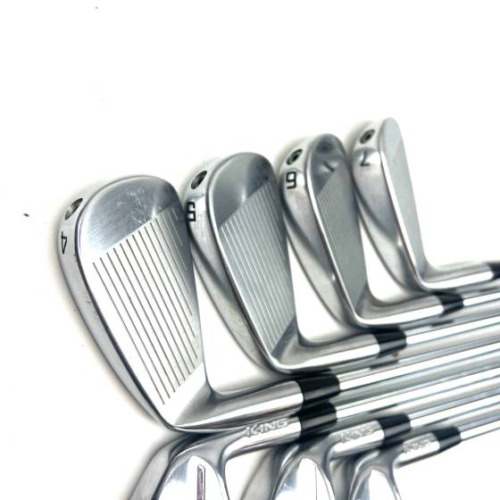 Cobra King Forged Tec One Length 2022 Irons / 4-PW / KBS $-Taper Lite Stiff Flex