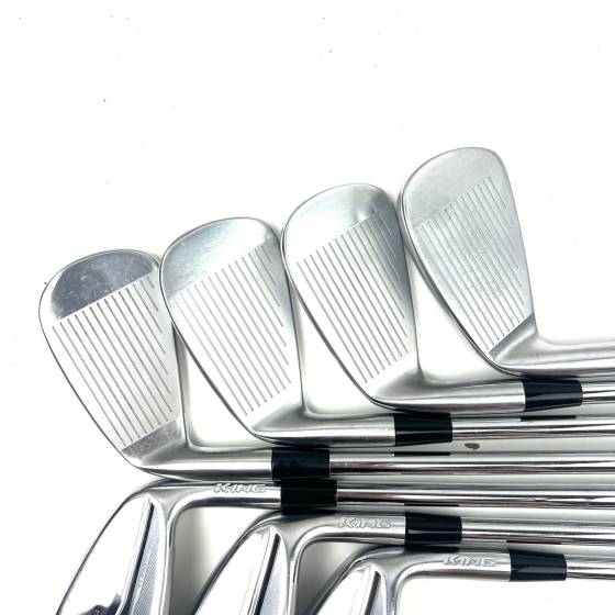 Cobra King Forged Tec One Length 2022 Irons / 4-PW / KBS $-Taper Lite Stiff Flex