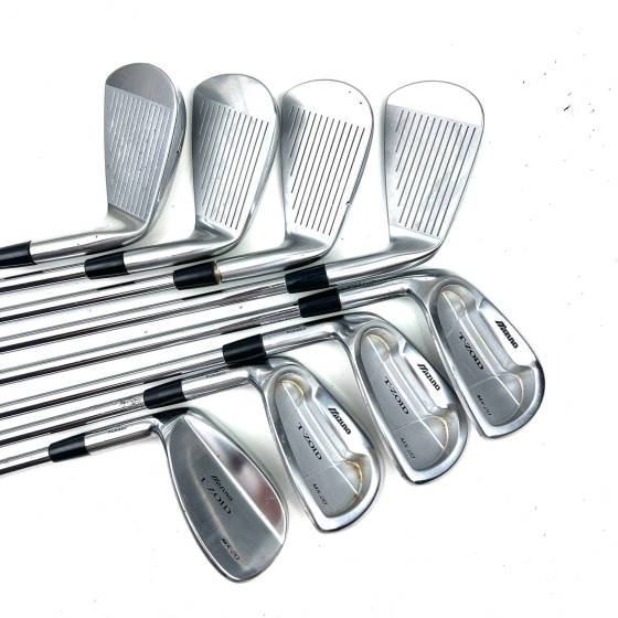 Left Handed Mizuno T-Zoid MX-20 Irons / 4-SW / True Temper Dynmaic Gold Regular Flex